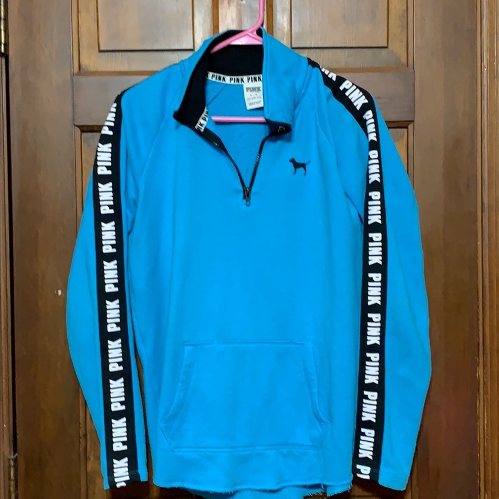 PINK 3/4 Length Zip Sweatshirt